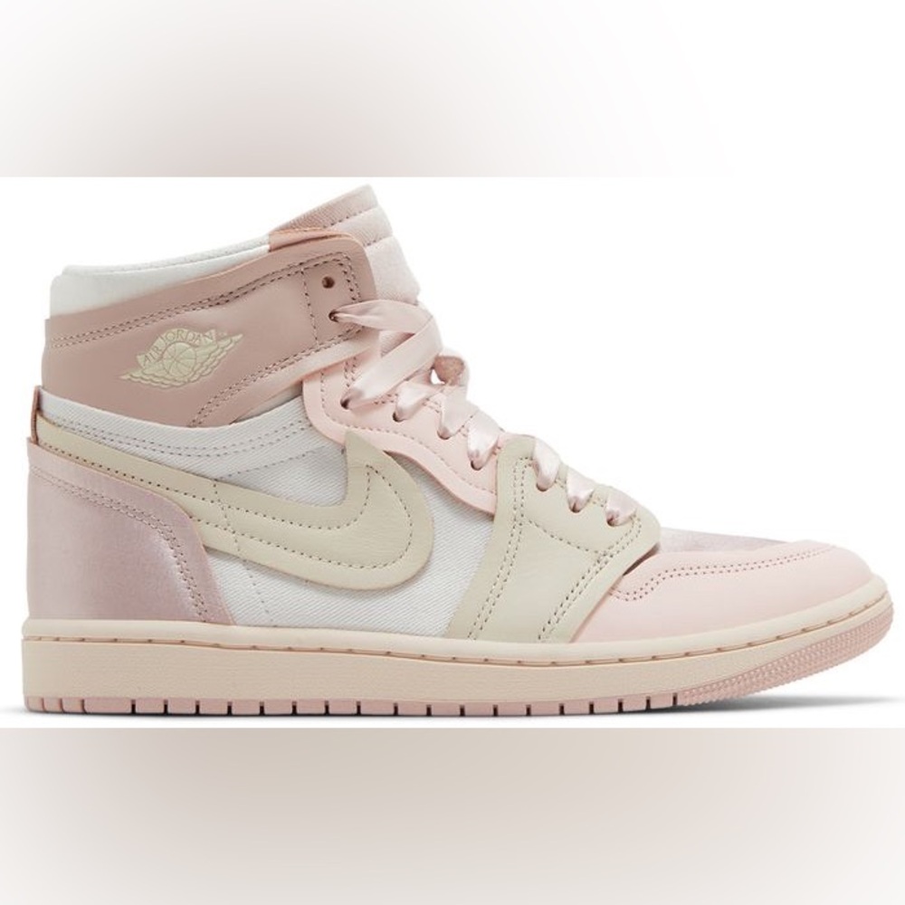 Nike Air Jordan 1 Women’s Size 10 High Method of Make 'Pink Oxford' New